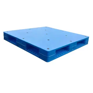 manufacture heavy duty flat surface 3 Skids food grade and hygienic plastic pallet