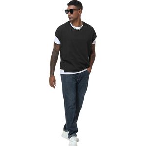FOXA Men's Sleeveless Cotton Tank Top Dolman Sleeve Loose Fit Breathable Muscle Tee <b>Shirt</b> For <b>Running</b> And Casual Wear - Product Image 4