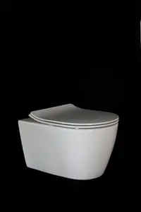 Venda imperdível vaso sanitário de cerâmica para banheiro doméstico, novo estilo de parede com descarga de uma peça