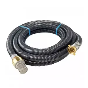 Adjustable Plastic PVC Suction Drainage Pipe Irrigation Watering Pump Flexible Garden Hose With Coupling