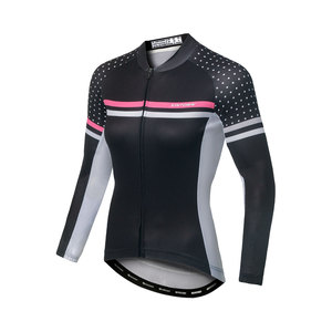 Jersey de Ciclismo Transpirable Personalizado al por Mayor para Mujer, Tallas Grandes, Impresión a Color, Costuras sin Costuras, Servicio de Logotipo Personalizado, Top de Ciclismo Económico - Product Image 6