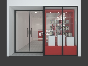 Kính hiện đại điện thoại di động hiển thị trường hợp điện thoại di động showroom tủ đồ nội thất cho điện thoại di động sửa chữa - Product Image 2