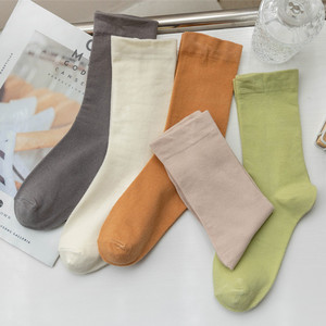 Số Lượng Lớn Giảm Giá Thoáng Khí Giá Rẻ Bán Buôn Nhiều Loại Màu Sắc Mùa Hè Phụ Nữ Phụ Nữ Vớ Tùy Chỉnh Bông Màu Rắn Crew <span class=keywords><strong>Socks</strong></span> - Product Image 4