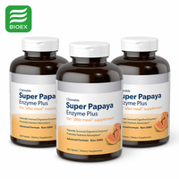 BioLex OEM Label Comprimés à croquer aux enzymes de papaye avec papaïne, amylase et protéase pour le soutien de la santé digestive – Comprimés aux enzymes de papaye