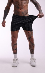 Calzoncillos Bóxer de Algodón con Estampado Negro para Hombre, Ropa Interior Transpirable, Suave y Cómoda, Cintura Elástica, Proveedor al por Mayor - Product Image 5