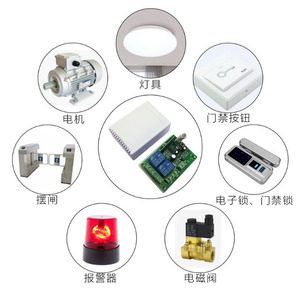 Rf 433Mhz DC12V 24V 10A 2CH tiếp nhận Transmitter không dây điều khiển từ xa chuyển đổi cổng nhà để xe động cơ cửa <span class=keywords><strong>Opener</strong></span> nhựa - Product Image 2