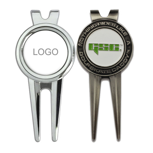 Divot Tool <b>Golf</b> Custom Color Unique Design Logo Magnetic Paint Aluminum <b>Golf</b> Ball Marker Hat Clip Green Repair - Product Image 6