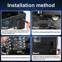 Carte d'extension USB-C 4 ports - 5 Gbps SuperSpeed PCI Express X1 vers 4x USB Type-C en stock