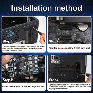 Carte d'extension USB C 4 ports - SuperSpeed 5 Gbps, PCI <span class=keywords><strong>Express</strong></span> x1 à 4x USB Type-C - Product Image 4