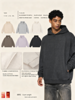 Sweat-shirt imprimé en molleton bouclette texturé mélangé, lignes de panneaux déstructurées, sans poches, pull-over, luxe discret, hoodie Heather Matrix