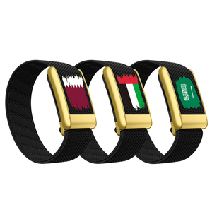 Bracelets de montre en nylon SuperKnit à motif drapeau national, vente en gros OEM, bracelets de remplacement pour Whoop 5.0 MG - Product Image 1