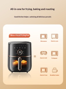 German Imported <strong>Air</strong> Fryer Visible Smart Touch Screen Control Oil-Free Non-Stick Pan Liner Household 2024 New Model Oven - Product Image 5