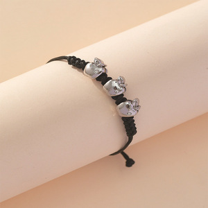 Bracelet ajustable en alliage de zinc tressé à la main pour femme – Style 1, Style 2, Style 3 - Product Image 3