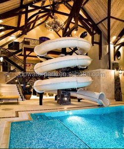 Commercial Aqua Play Equipment Resort Hotel Custom Water <strong>Slide</strong> Backyard <strong>Pool</strong> Tube <strong>Slide</strong> FRP Curved Water <strong>Slide</strong> - Product Image 4