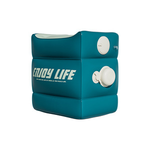 Lan Hua Inflatable Foot Rest 3 <b>Height</b> <b>Adjustable</b> Travel Office Foot <b>Stool</b> - Product Image 2