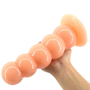 FAAK 5 Beads Anal Plug with Suction Cup Dildo Sex <b>Toys</b> <b>for</b> Women <b>Men</b> Butt Plug Sex <b>Toys</b> Flexible - Product Image 6