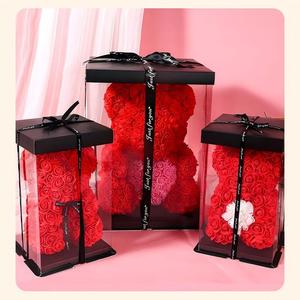 Orso di Fiori in Plastica Fatto a Mano 25cm Regalo per il Festival di Tanabata <span class=keywords><strong>e</strong></span> Compleanno - Product Image 4