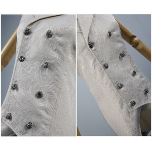 Chaleco Largo Victoriano, Chaleco de Príncipe, Chaqueta Gótica Medieval <span class=keywords><strong>para</strong></span> <span class=keywords><strong>Hombre</strong></span>, Disfraz <span class=keywords><strong>para</strong></span> Fiesta de Halloween, Chaleco Punk Retro - Product Image 6