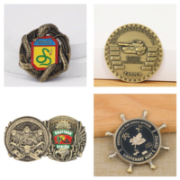 Pièces commémoratives personnalisées en usine, haute définition, design libre, 3D 2D, pièces commémoratives souvenirs aériens