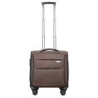 Valise de voyage JMHZ01 en tissu Oxford, coque souple, légère, bagage à main, serrure douanière, fermeture éclair anti-explosion, 18/16 pouces