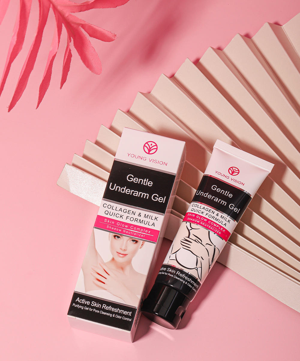 เจลใต้วงแขนสีกุหลาบ