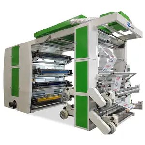 Thỏa thuận trực tiếp 8 màu ngăn xếp Loại máy in flexo/flexo tốc độ cao trên túi nhựa máy in flexo