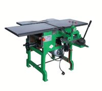 Machine industrielle électrique multifonctionnelle pour le bois : dégauchisseuse, débavureuse, scie et dégauchisseuse-raboteuse