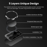 Protection d'objectif en métal et verre pour Samsung Galaxy S25 S24 S23 S22 Ultra Plus Z Fold 7 6 – Coque en verre trempé HD pour protection de l'appareil photo