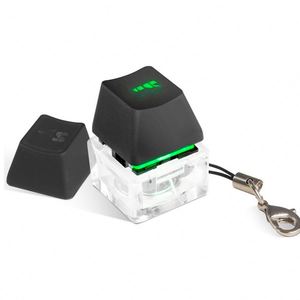Anime Style LED Plastic <b>Keyboard</b> Keychain with Custom Logo Stainless Steel Switch Keycap Customized Color Durable Stress Relief - Product Image 5