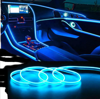 Symphony RGB LED Lumière ambiante pour voitures 18 1 Lampe d'ambiance à fibre optique avec contrôle APP Décoration intérieure arc-en-ciel