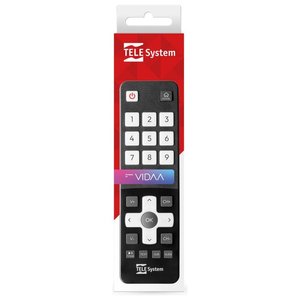 Telecomando <b>tv</b> (Telesystem) VIDAA Easy Black 58035024 - Product Image 2