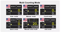 Compteur de billets professionnel AL-170T certifié ROHS avec écran TFT, vitesse de comptage de 1000 pièces/min, détection UV/MG/MT/IR/DD, multinationale