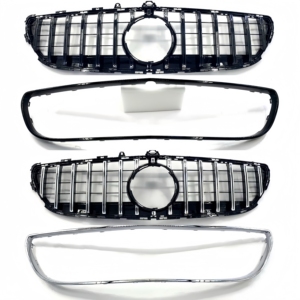 Grille de calandre GT pour <span class=keywords><strong>Mercedes</strong></span> Benz W218 <span class=keywords><strong>CLS</strong></span> Class CLS300 CLS450 CLS500 Facelift à AMG GT Style Grille avec cadre 2016-2018 - Product Image 1