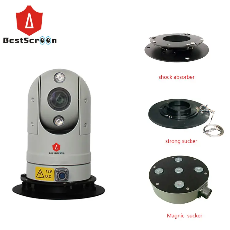 2.0mega 18x AHD Vehicle Mounted PTZ Outdoor Mini Dome Camera For Surveillance System CCTV Surveillance Systems