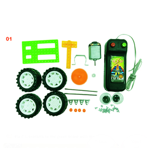 Gran oferta DIY niños educativos STEM aprendizaje Robot vehículo controlado por cable ciencia e ingeniería juguetes para niños - Product Image 3