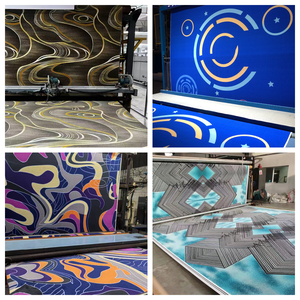 Très grand <span class=keywords><strong>tapis</strong></span> moderne fait à la machine, rétro, en polyester, puzzle, rectangle, pour exercice à domicile, couloir de prière, salon, hôtel - Product Image 6