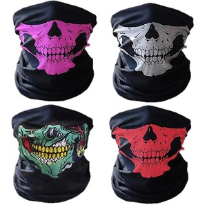 Mascarilla Facial de Ciclismo Yingbiao con Estampado de Calavera, Pañuelo Multifuncional para Exteriores, Unisex, Juego de 8 Piezas - Product Image 5