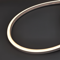Bandes LED en silicone LETARON professionnelles 10x10mm à émission latérale carrée, PCB 10mm flexible et découpable, CRI 90 élevé, contrôle tactile