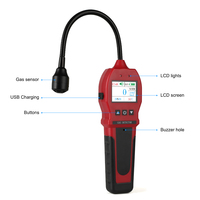 Detector de Fugas de Gas Combustible Portátil BH-90E para LEL Ex H2 CH4 C3H8