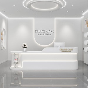 Mostrador de hotel moderno y sencillo para Club de empresa, mostrador de recepción de gran <span class=keywords><strong>oficina</strong></span>, mostrador de recepción, Mostrador de cajero de salón de belleza - Product Image 5