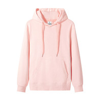 Pull à capuche 100 % coton pour le commerce transfrontalier, combinaison, vêtements de groupe avec logo personnalisé, chemise publicitaire, veste de travail