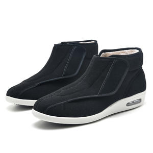 Zapatos de Cuero Genuino Acolchados para el Cuidado de los Pies con Forro Absorbente de Humedad, Suela Antideslizante, Entresuela Flexible y Soporte Estable para Hombre - Product Image 2