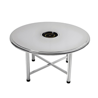 Ensemble de mobilier de restaurant moderne de style industriel en acier inoxydable, comprenant canapé, table, chaise, table murale, table pour thé, table pour hot pot et table de barbecue