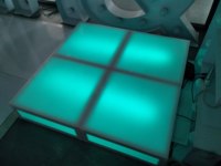 TM ANYCASE Scène de fête légère en acrylique blanc, piste de danse numérique, table de bar lumineuse à LED, scène en acrylique pour mariage