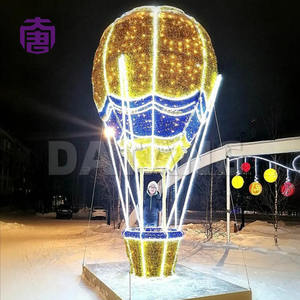 Luces Decorativas Navideñas Personalizadas con Forma de Globo Aerostático 3D LED para Exteriores con Clasificación IP65 - Product Image 2