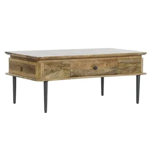 Table basse Mango en métal 116x60x46 Prof. Naturel - Product Image 4