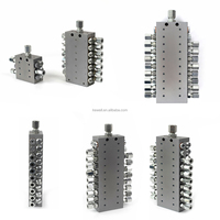 Raccord progressif OEM Distributeur de graisse d'huile Dosage Vanne de division Dispositif de distribution de lubrifiant Diviseur modulaire Lubrification du lobe