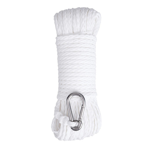 Cordon en polypropylène tressé creux de couleur blanche, diamètre personnalisé de 2 mm à 30 mm, pour ligne d'ancrage - Product Image 3