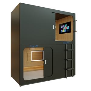 KSL Capsule de couchage intelligente tout-en-un à 2 portes pour auberges de jeunesse, hôtels de transit et <span class=keywords><strong>a</strong></span>éroports, avec porte coulissante - Product Image 2
