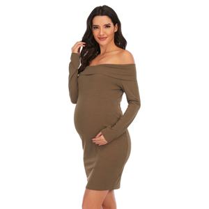 Vêtements de maternité personnalisés, pyjamas de grossesse, vêtements de détente, confort élastique et extensible, vêtements de nuit en modal confortables en une seule pièce - Product Image 2